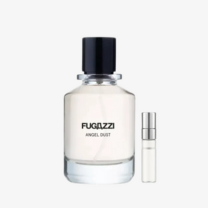 Fugazzi Angel Dust Extrait hajuvesinäyte – pehmeä pudrinen niche-tuoksu, Aroma Tale