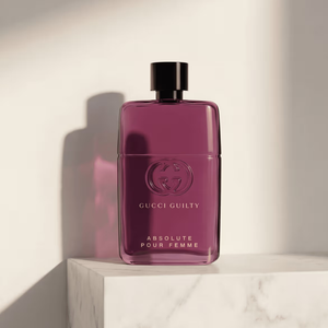 Gucci Guilty Absolute Pour Femme EDP parfüümi näidis – patšuli, naha ja lillede nootidega aroom naistele, Aroma Tale