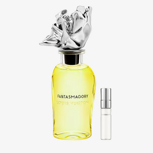 Louis Vuitton Fantasmagory Extrait de Parfum smaržu paraugs ar atomaizeru – vaniļas un mandeļu aromāts, Aroma Tale
