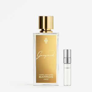 Marc-Antoine Barrois Ganymede EDP kvepalų buteliukas ir mėginuko atomaizeris – Aromatale