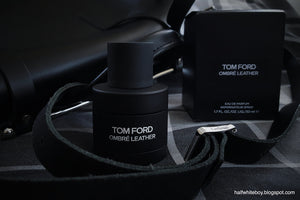Tom Ford Ombre Leather EDP lifestyle foto – nahkne niši aroom luksusliku karakteriga, Aroma Tale