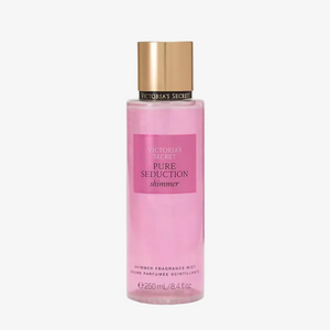 Victoria's Secret Pure Seduction Shimmer kehasprei 250 ml naistele puuvilja-, ploomi- ja lillenootidega – sädelev body mist õhtuks