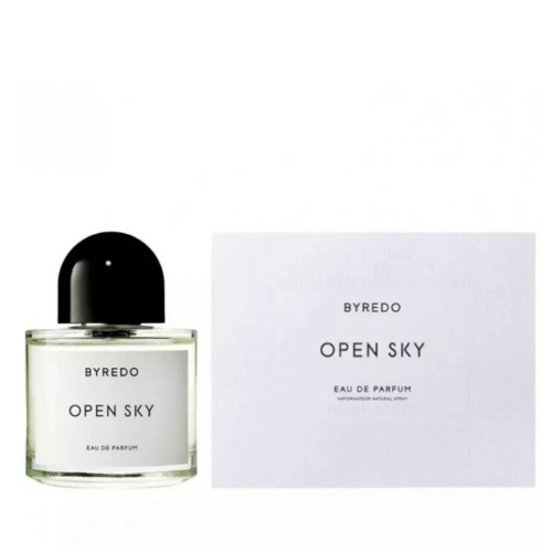 Byredo Open Sky EDP kvepalų buteliukas ir pakuotė – Aromatale
