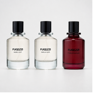 Fugazzi Discovery Set Angel Dust, Vanilla Haze ja Pomegranoudh -hajuvesipullot