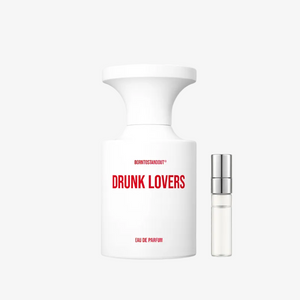 BORNTOSTANDOUT Drunk Lovers EDP parfüümiproovike atomaiseriga – joovastav nišiaroom vürtsidega