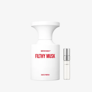 BORNTOSTANDOUT Filthy Musk EDP parfüümiproovike atomaiseriga – provotseeriv niši muskuse aroom