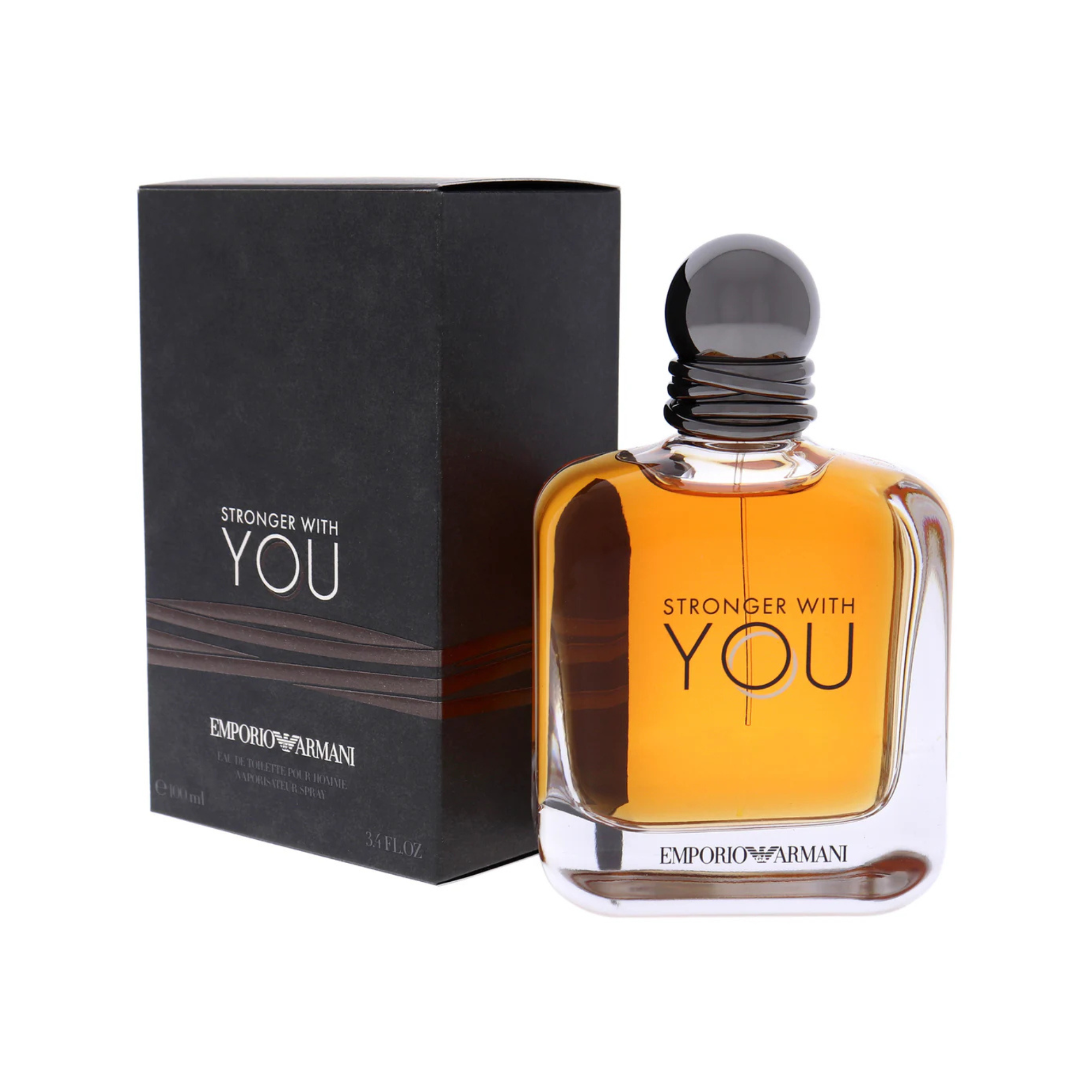 Emporio Armani Stronger With You kvepalų pakuotė ir buteliukas – Aromatale