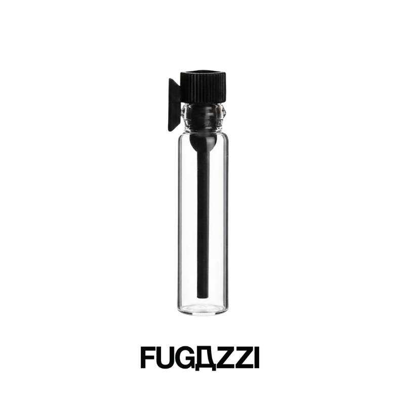 Fugazzi Angel Dust Extrait kvepalų mėginukas 1 ml unisex su kašmyro ir baltų muskuso natomis – modernus nišinis aromatas