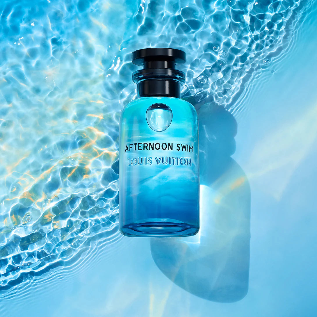 Louis Vuitton Afternoon Swim EDP lifestyle nuotrauka – citrusinis ir vandens charakterio vasaros aromatas, Aroma Tale