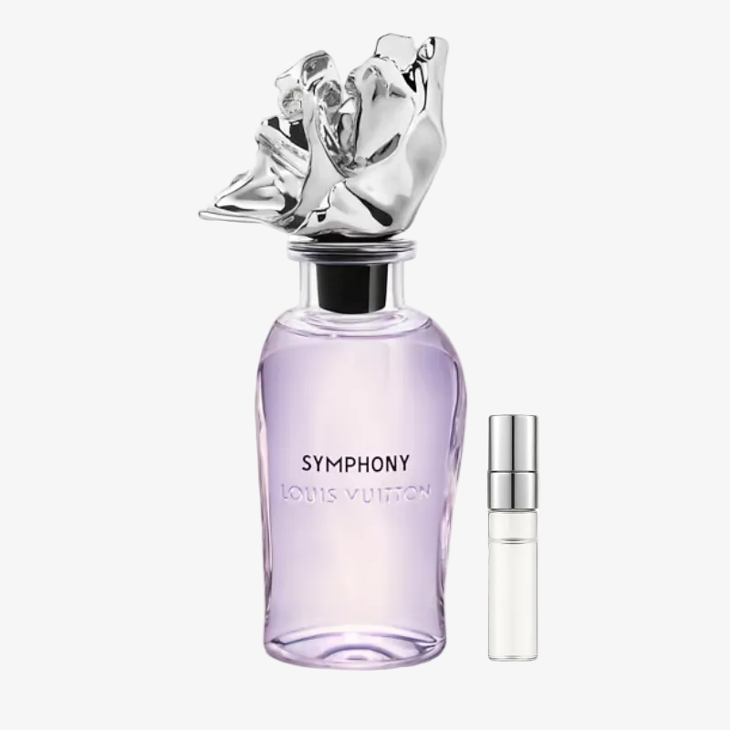 Louis Vuitton Symphony Extrait de Parfum kvepalų mėginukas su atomaizeriu – gaivus prabangus aromatas