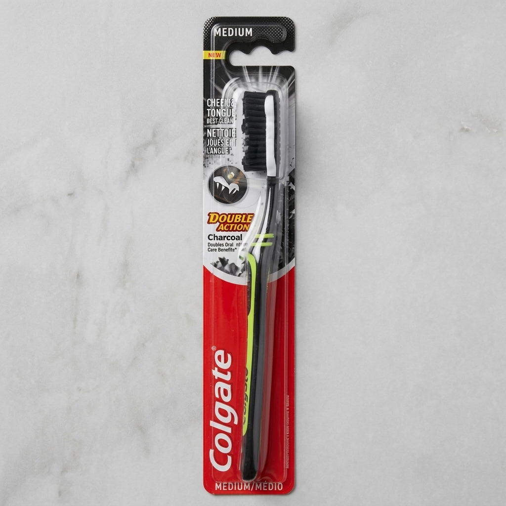 Colgate Charcoal Double Action Medium